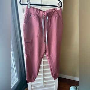 Figs high waisted mineral mauve large petite